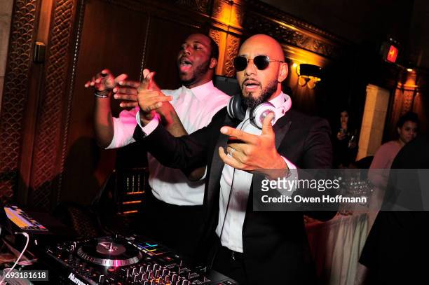 Swizz Beatz performs during the Gordon Parks Foundation Awards Dinner & Auction at Cipriani 42nd Street on June 6, 2017 in New York City.
