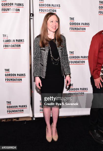 Chelsea Clinton attends the 2017 Gordon Parks Foundation Awards Gala at Cipriani 42nd Street on June 6, 2017 in New York City.