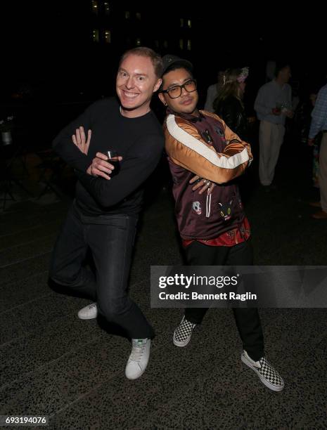 Creative director of Coach Stuart Vevers and Tattoo artist Jonboy attend the Coach and Friends of the High Line Summer Party at High Line on June 6,...