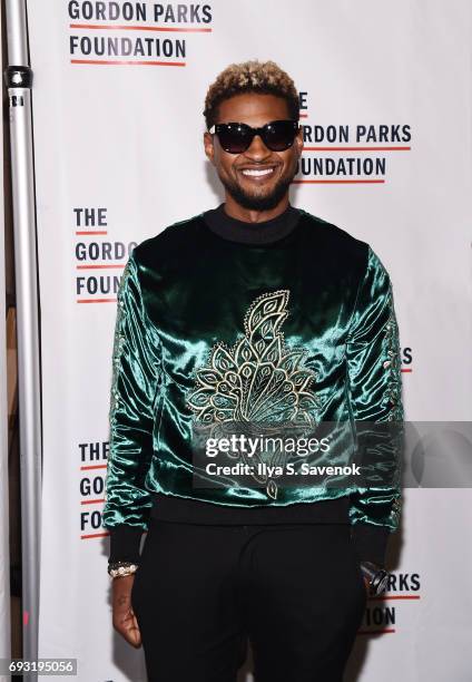 Usher attends the 2017 Gordon Parks Foundation Awards Gala at Cipriani 42nd Street on June 6, 2017 in New York City.