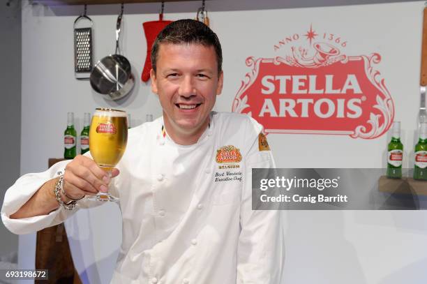 Belgian Chef Bart Vandaele and Stella Artois "Host One to Remember" this summer at the Stella Artois Braderie in New York City on June 6, 2017.