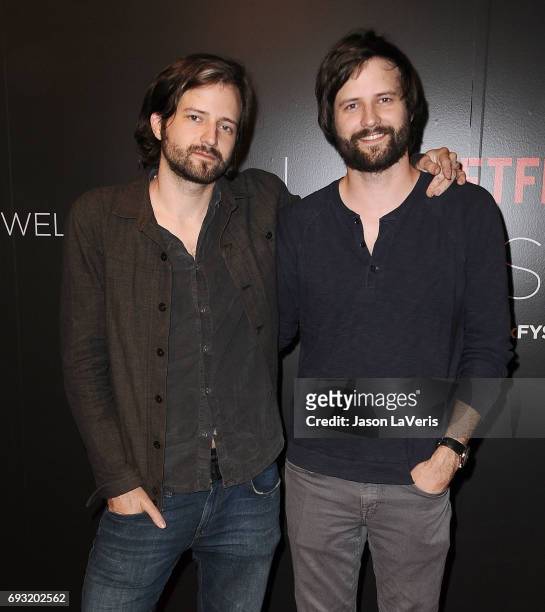 Producers Matt Duffer and Ross Duffer attend the "Stranger Things" FYC event at Netflix FYSee Space on June 6, 2017 in Beverly Hills, California.