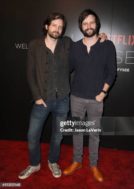 Producers Matt Duffer and Ross Duffer attend the "Stranger Things" FYC event at Netflix FYSee Space on June 6, 2017 in Beverly Hills, California.