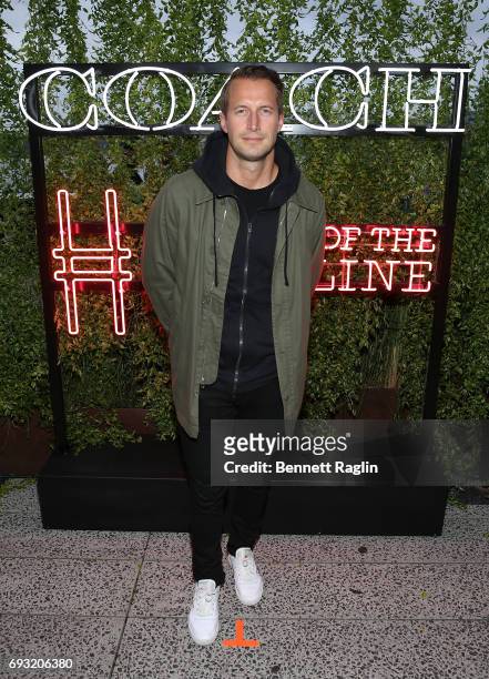 Brendan Fallis attends the Coach and Friends of the High Line Summer Party at High Line on June 6, 2017 in New York City.