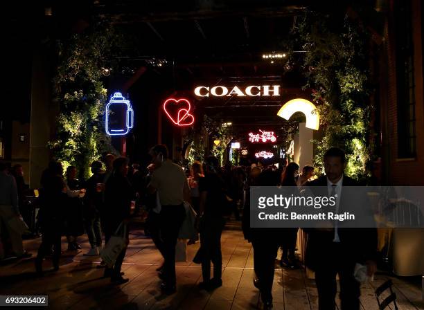 General view of the Coach and Friends of the High Line Summer Party at High Line on June 6, 2017 in New York City.