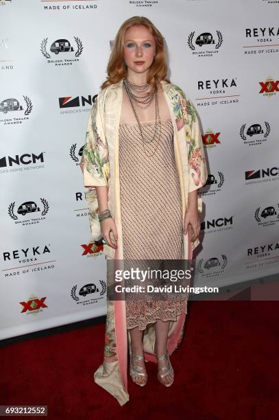 Actress Molly C. Quinn attends the 18th Annual Golden Trailer Awards at the Saban Theatre on June 6, 2017 in Beverly Hills, California.