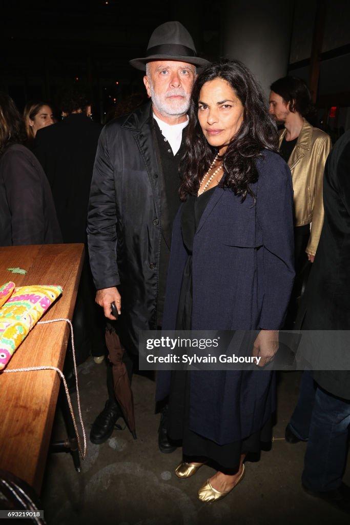 Francesco Clemente and Sarita Choudhury attend Gucci & The Cinema