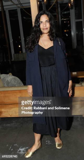 Sarita Choudhury attends the Gucci & The Cinema Society Host A Screening Of Roadside Attractions' "Beatriz At Dinner" - After Party at Mr. Purple on...