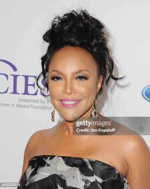 Actress Lynn Whitfield arrives at the 42nd Annual Gracie Awards at the Beverly Wilshire Four Seasons Hotel on June 6, 2017 in Beverly Hills,...