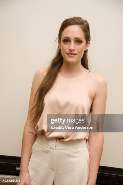 Carly Chaikin at the "Mr. Robot" Press Conference at the Four Seasons Hotel on June 5, 2017 in Beverly Hills, California.