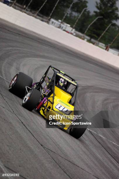 Toni Breidinger Breidinger Motorsports races in the Carb Night Classic United States Auto Club Silver Crown Champ Car Series 100-lap feature, Friday,...