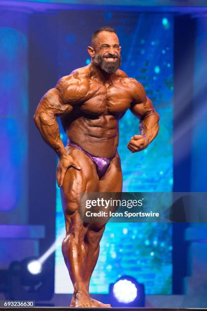 Guy Cisternino competes in the Arnold Classic 212 as part of the Arnold Sports Festival on March 3 at the Greater Columbus Convention Center in...