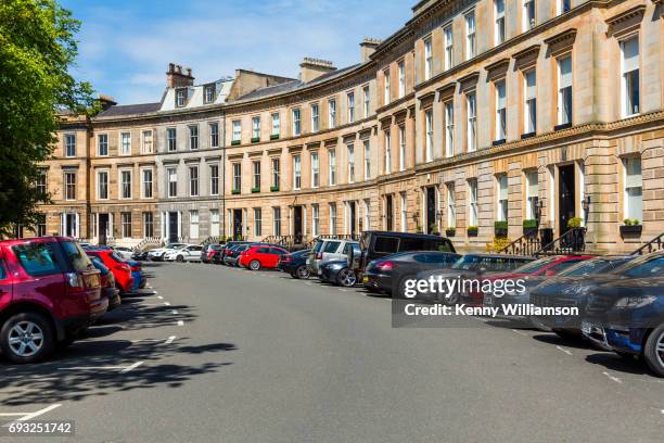 architecture on park circus in glasgow, scotland, uk - the architect #107 stock pictures, royalty-free photos & images