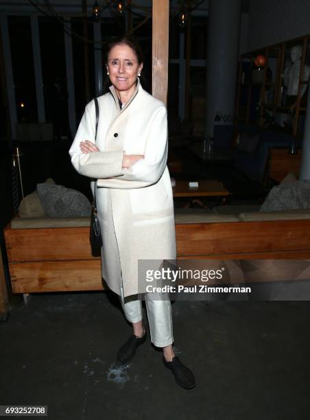 Julie Taymore attends the Gucci & The Cinema Society after party of Roadside Attractions' "Beatriz At Dinner" at Mr. Purple on June 6, 2017 in New...