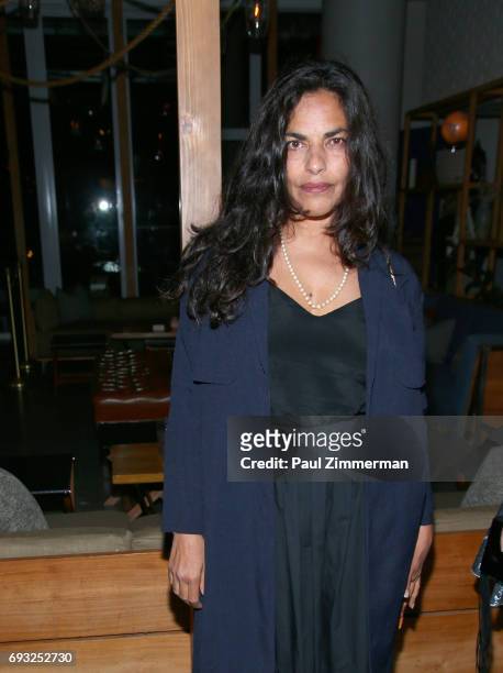 Sarita Choudhury attends the Gucci & The Cinema Society after party of Roadside Attractions' "Beatriz At Dinner" at Mr. Purple on June 6, 2017 in New...
