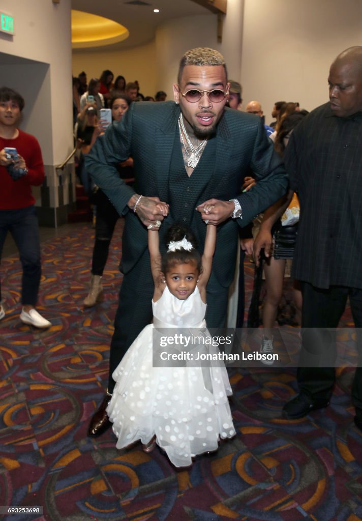 Premiere Of Riveting Entertainment's "Chris Brown: Welcome To My Life" At L.A. LIVE