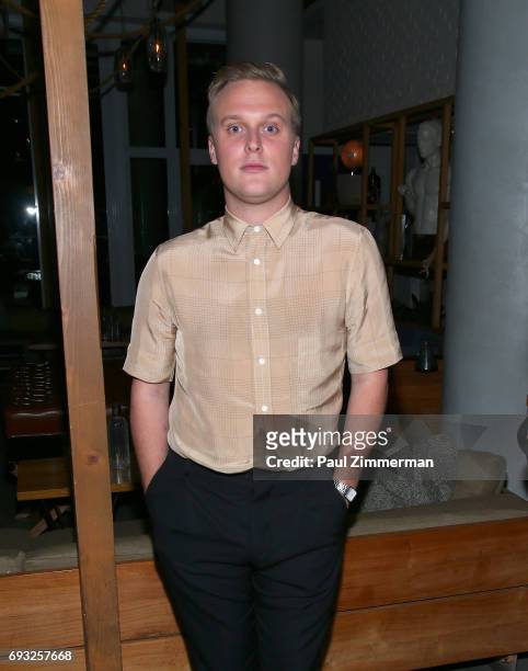 John Early attends the Gucci & The Cinema Society after party of Roadside Attractions' "Beatriz At Dinner" at Mr. Purple on June 6, 2017 in New York...