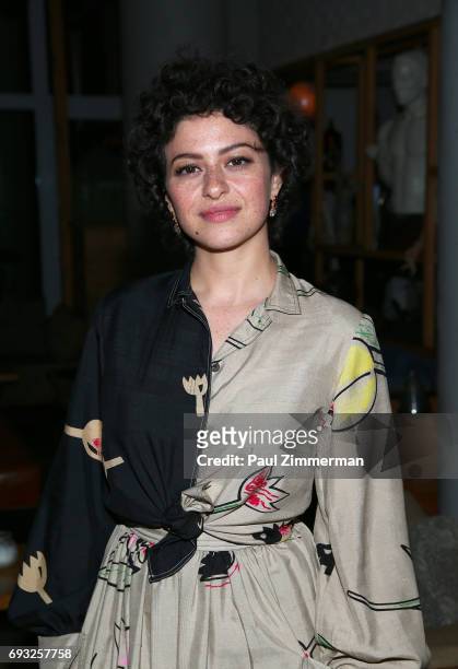 Alia Shawkat attends the Gucci & The Cinema Society after party of Roadside Attractions' "Beatriz At Dinner" at Mr. Purple on June 6, 2017 in New...