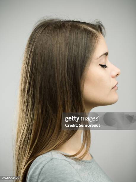 Close Profile Side Profile Eyes Closed Photos and Premium High Res Pictures - Getty ...