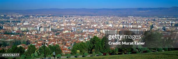 eskisehir as seen from selale park - eskisehir stock pictures, royalty-free photos & images