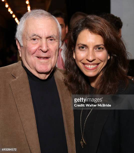 John Kander and Sarah Stern attend the Vineyard Theatre's Annual Emerging Artists Luncheon at The National Arts Club on June 6, 2017 in New York City.