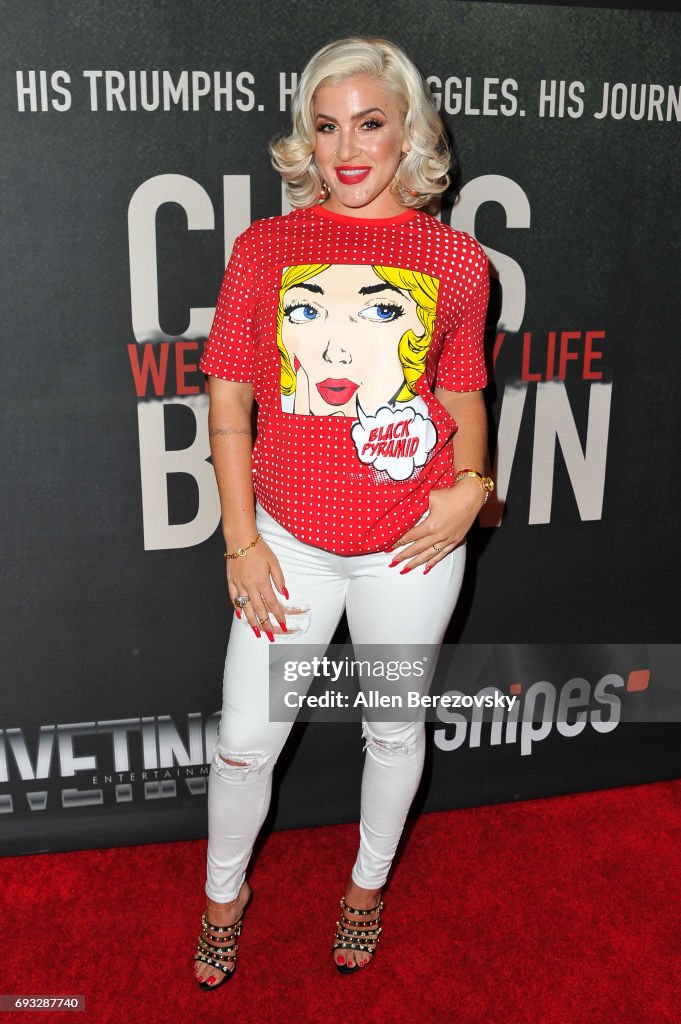 Premiere Of Fathom Events' "Chris Brown: Welcome To My Life" - Arrivals