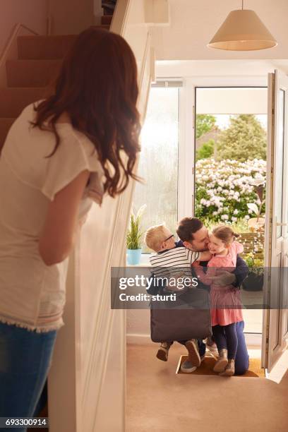 daddy's home - hitting home run stock pictures, royalty-free photos & images