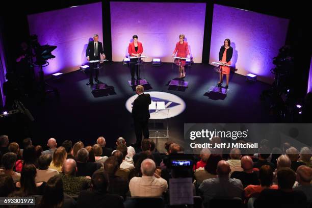 Democrat leader Willie Rennie,ScottishLiberal Democrat, Scottish Conservative Party leader Ruth Davidson Nicola Sturgeon, leader of the SNP and...