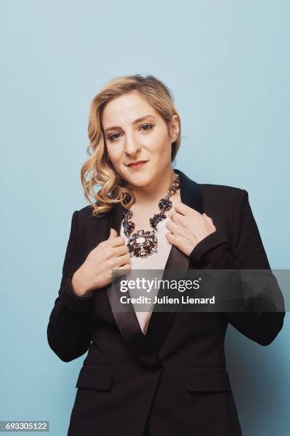 Comedian Marilou Berry is photographed for Self Assignment on February 2, 2017 in Paris, France.