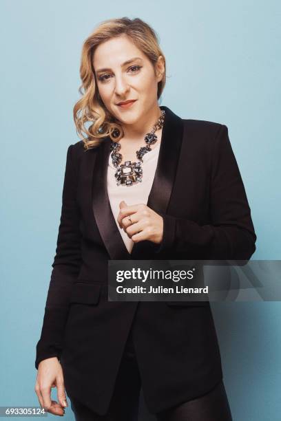 Comedian Marilou Berry is photographed for Self Assignment on February 2, 2017 in Paris, France.