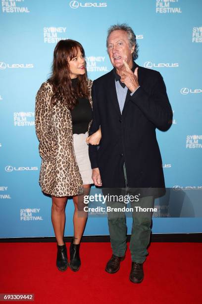 Matilda Brown and Bryan Brown arrive ahead of the Sydney Film Festival Opening Night Gala at State Theatre on June 7, 2017 in Sydney, Australia.