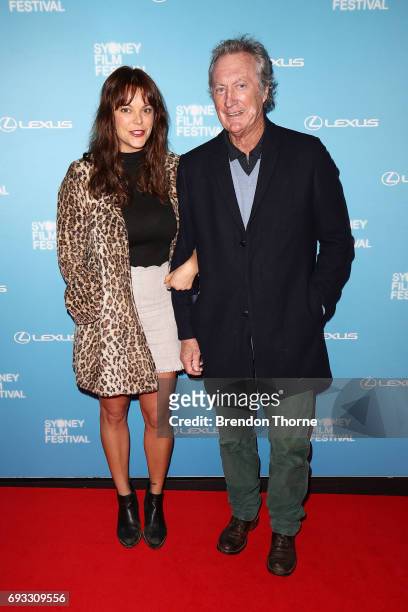 Matilda Brown and Bryan Brown arrive ahead of the Sydney Film Festival Opening Night Gala at State Theatre on June 7, 2017 in Sydney, Australia.