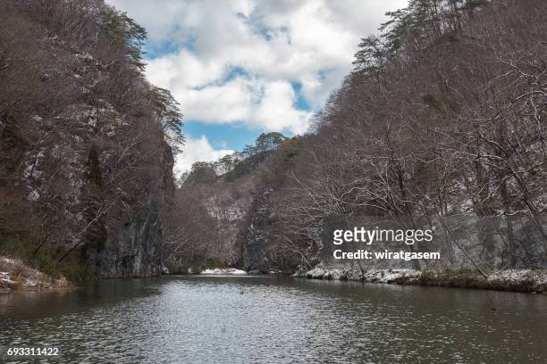 geibi - kei gorge, ichinoseki, iwate prefecture, japan - ichinoseki stock pictures, royalty-free photos & images
