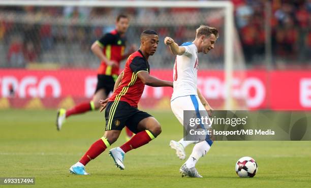 Brussels , Belgium / International friendly game : Belgium v Czech Republic /"nYouri TIELEMANS - Ladislav KREJCI"nPicture by Vincent Van Doornick /...