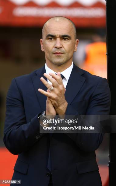 Brussels , Belgium / International friendly game : Belgium v Czech Republic /"nRoberto MARTINEZ"nPicture by Vincent Van Doornick / Isosport