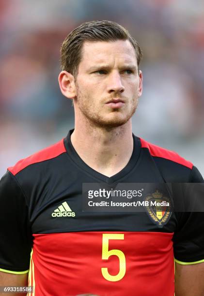 Brussels , Belgium / International friendly game : Belgium v Czech Republic /"nJan VERTONGHEN - Headshot Portrait "nPicture by Vincent Van Doornick /...