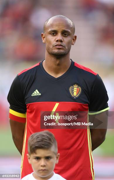 Brussels , Belgium / International friendly game : Belgium v Czech Republic /"nVincent KOMPANY - Headshot Portrait "nPicture by Vincent Van Doornick...