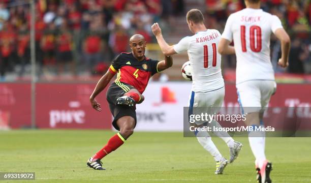 Brussels , Belgium / International friendly game : Belgium v Czech Republic /"nVincent KOMPANY"nPicture by Vincent Van Doornick / Isosport