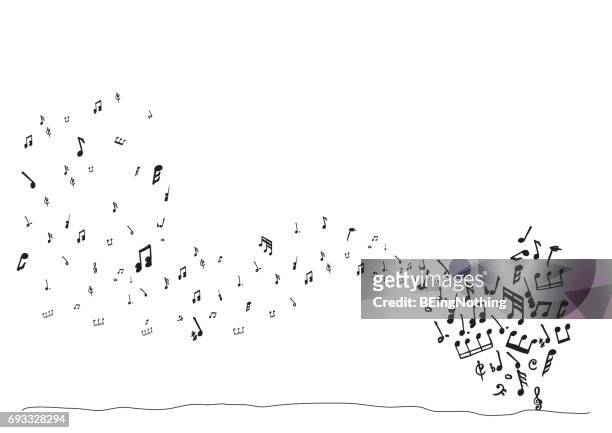music note - chord stock illustrations