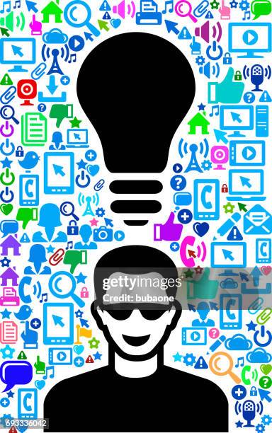 man technology web vector background pattern - ipad portrait stock illustrations