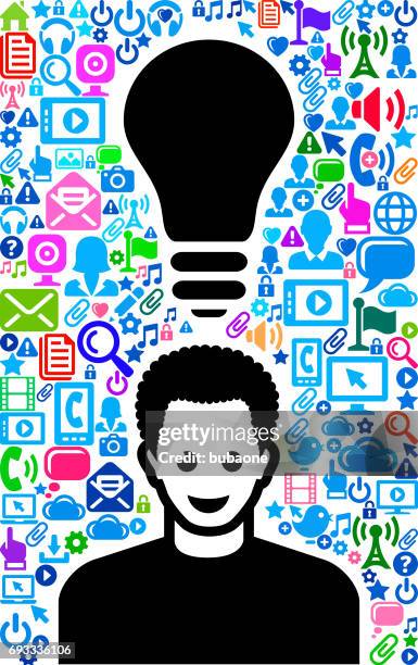 man technology web vector background pattern - ipad portrait stock illustrations