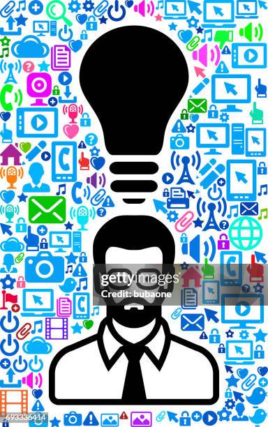 man technology web vector background pattern - ipad portrait stock illustrations