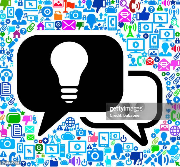 online chat bubble technology web vector background pattern - like button pattern stock illustrations