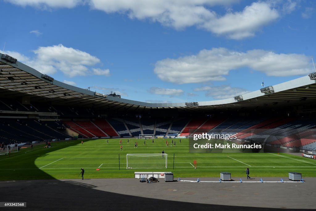 Scotland Training Session and Press Conference