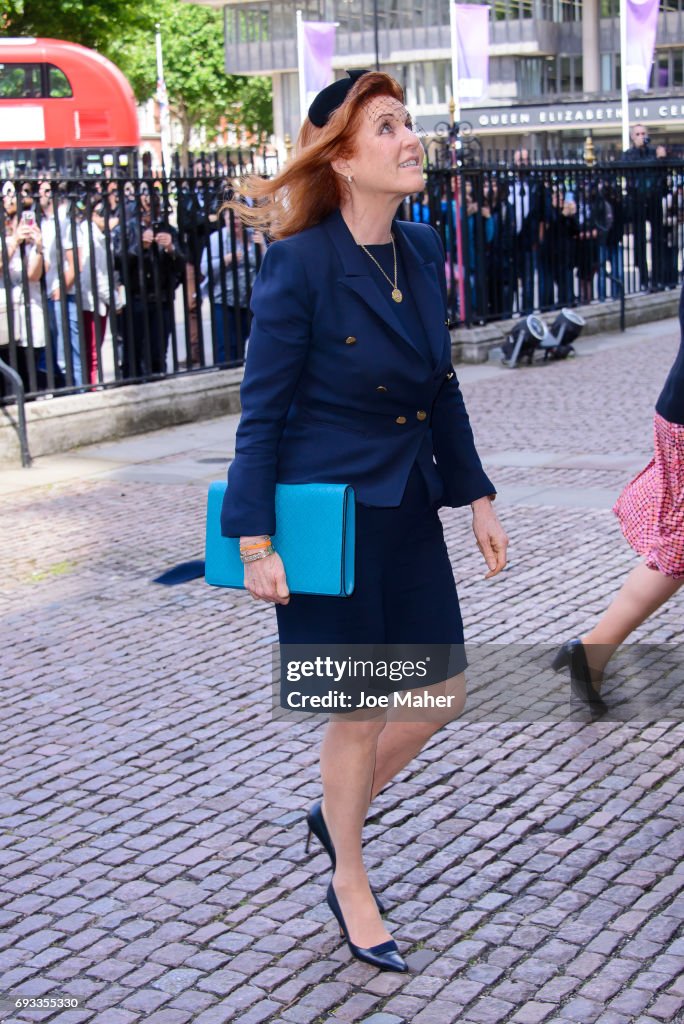 Ronnie Corbett Memorial Service - Arrivals