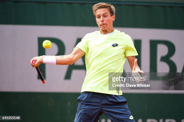 Matteo Martineau during day 11 of the French Open at Roland Garros on June 7, 2017 in Paris, France.