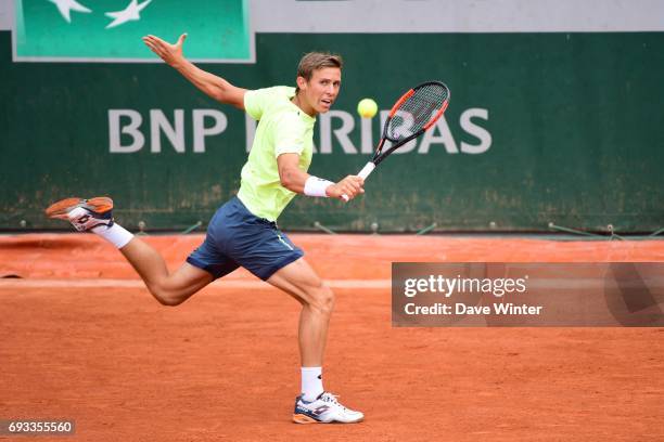 Matteo Martineau during day 11 of the French Open at Roland Garros on June 7, 2017 in Paris, France.