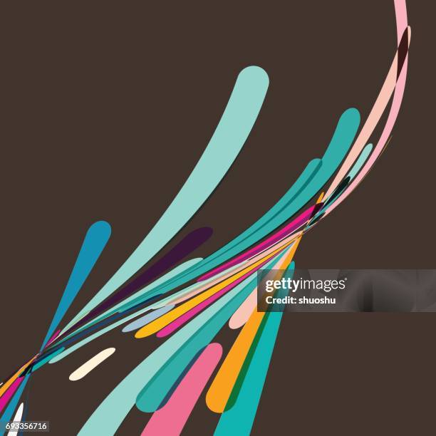 Cartoon Color Wave Ribbon Moving Ribbon Photos and Premium High Res Pictures - Getty Images
