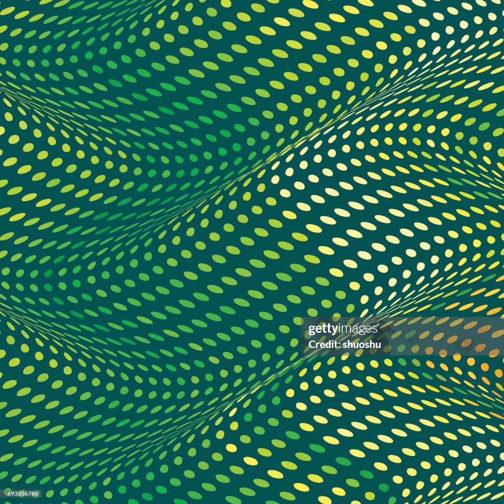 Wave Halftone Pattern High-Res Vector Graphic - Getty Images