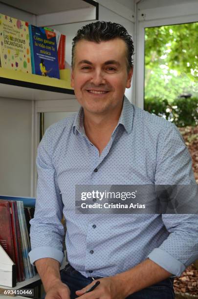 The baritone, pianist and popularizer Ramon Gener attends to the Book Fair 2017 at El Retiro Park on June 3, 2017 in Madrid, Spain.